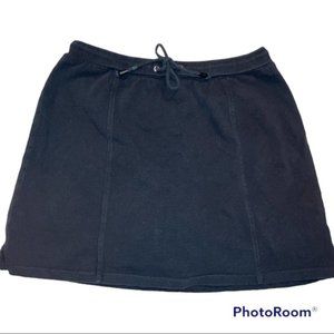 Cherokee black cotton skort. Size medium